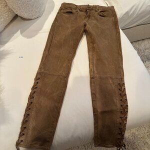 RALPH LAUREN POLO Light brown/tan denim jeans